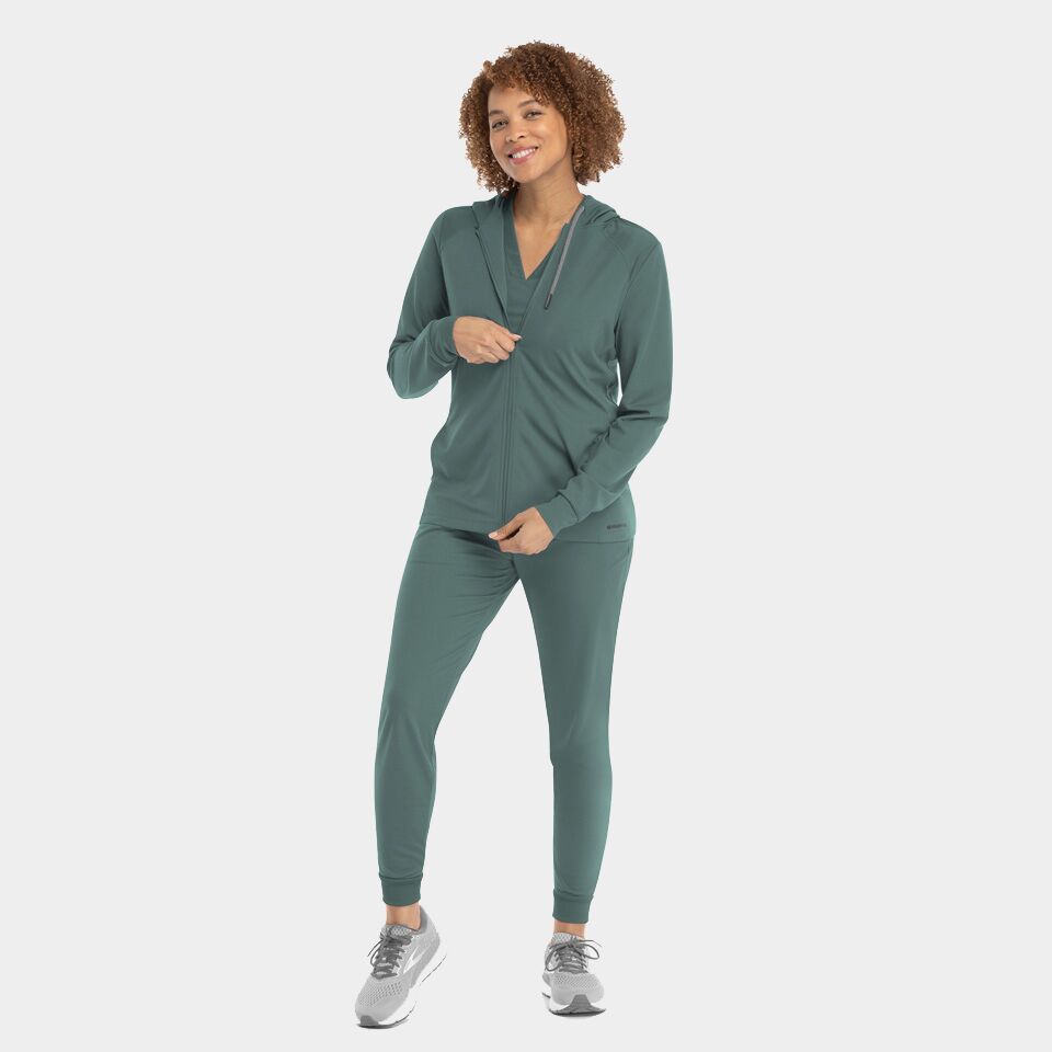 Women's Hooded Zip Front Jacket | 90301 - Image 6
